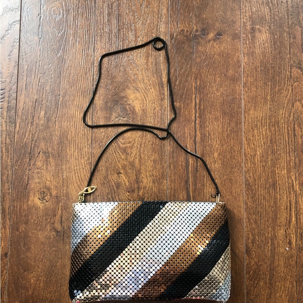 Vintage Great Gatsby Style Metallic Chainlink Purse Bag Clutch